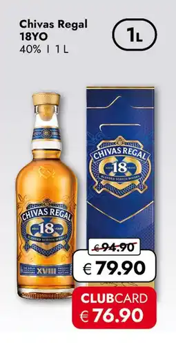 Travel Free Chivas regal 18yo Angebot