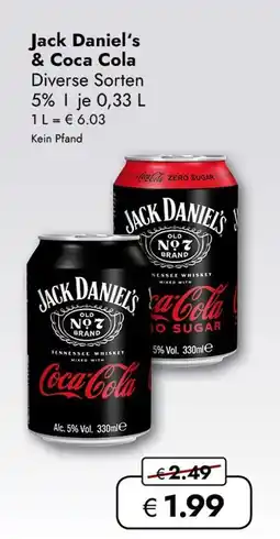 Travel Free Jack daniel's & coca cola mixgetränk Angebot