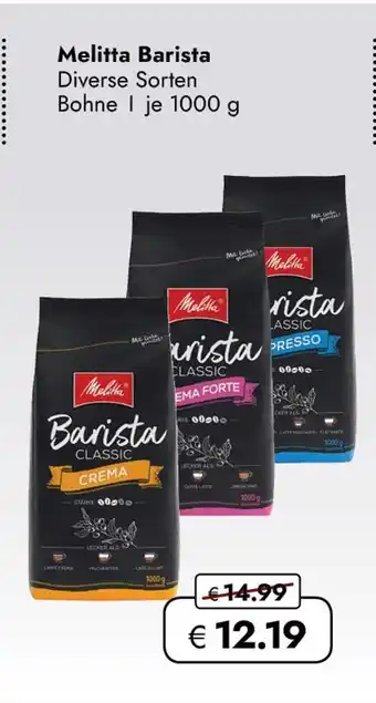 Travel Free Melitta barista Angebot