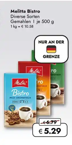 Travel Free Melitta bistro Angebot
