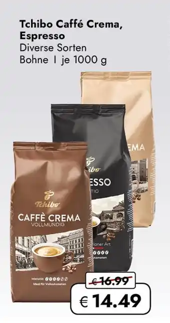 Travel Free Tchibo caffè crema, espresso Angebot