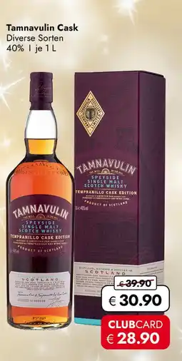 Travel Free Tamnavulin cask Angebot