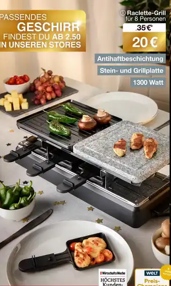 Woolworth Raclette-grill Angebot