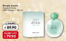 Travel Free Giorgio armani acqua di gioia Angebot