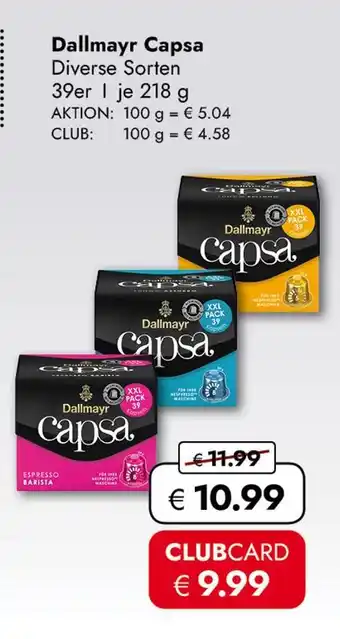 Travel Free Dallmayr capsa Angebot