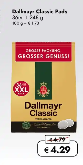 Travel Free Dallmayr classic pads Angebot