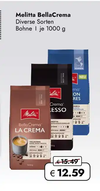 Travel Free Melitta bellacrema Angebot