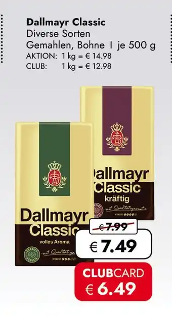 Travel Free Dallmayr kaffee classic Angebot