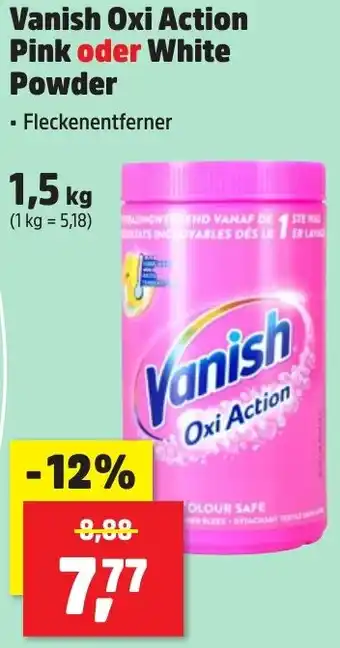 Thomas Philipps Vanish Oxi Action Pink oder White Powder Angebot