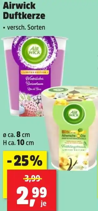 Thomas Philipps Airwick Duftkerze Angebot