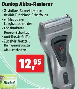 Thomas Philipps Dunlop Akku-Rasierer Angebot