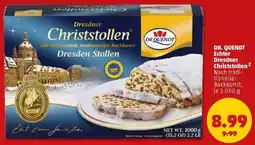 PENNY DR. QUENDT Echter Dresdner Christstollen Angebot