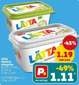 PENNY LÄTTA Halbfettmargarine Angebot