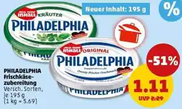 PENNY PHILADELPHIA Frischkäsezubereitung Angebot