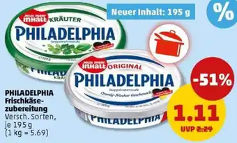PENNY PHILADELPHIA Frischkäsezubereitung Angebot