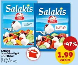 PENNY SALAKIS Schafkäse Light oder Natur Angebot
