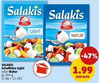 PENNY SALAKIS Schafkäse Light oder Natur Angebot
