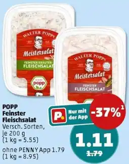 PENNY POPP Feinster Fleischsalat Angebot