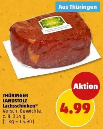 PENNY THÜRINGER LANDSTOLZ Lachsschinken Angebot
