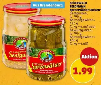 PENNY SPREEWALD FELDMANN Spreewälder Gurken Angebot