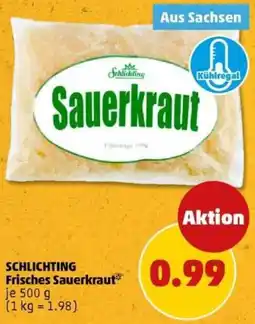 PENNY SCHLICHTING Frisches Sauerkraut Angebot