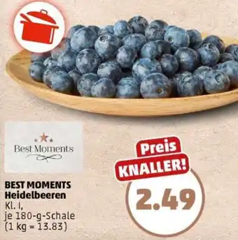 PENNY BEST MOMENTS Heidelbeeren Angebot