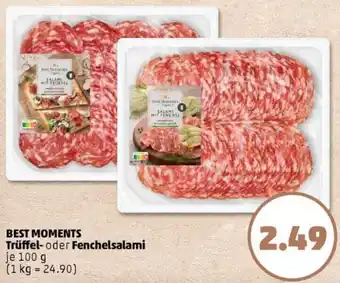 PENNY BEST MOMENTS Trüffel- oder Fenchelsalami Angebot
