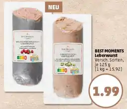 PENNY BEST MOMENTS Leberwurst Angebot