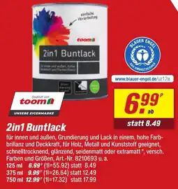 toom Baumarkt 2in1 Buntlack Angebot