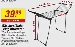 toom Baumarkt vileda Wäscheständer ,,King Ultimate" Angebot