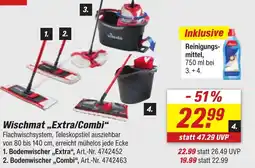 toom Baumarkt vileda Wischmat,,Extra/Combi" Angebot