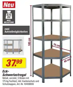 toom Baumarkt Eck- Schwerlastregal Angebot