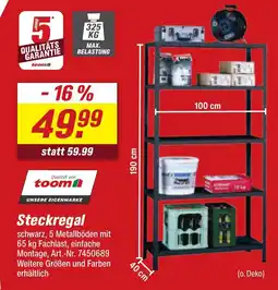 toom Baumarkt Steckregal Angebot