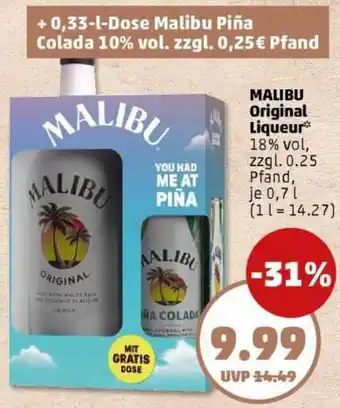 PENNY MALIBU Original Liqueur Angebot