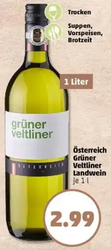 PENNY Österreich Grüner Veltliner Landwein Angebot