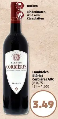 PENNY Frankreich Blériot Corbières AOC Angebot