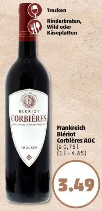 PENNY Frankreich Blériot Corbières AOC Angebot
