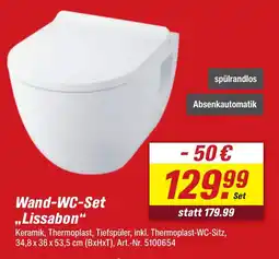 toom Baumarkt Wand-WC-Set „,Lissabon" Angebot