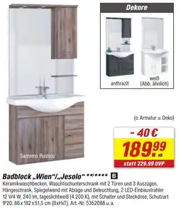 toom Baumarkt Badblock ,,Wien“/„Jesolo" Angebot