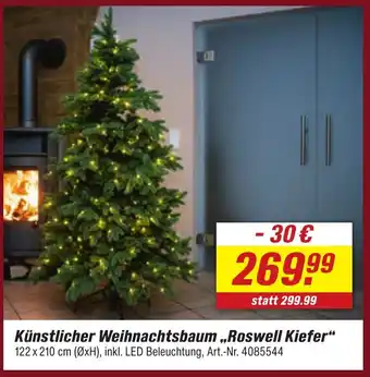 toom Baumarkt Künstlicher Weihnachtsbaum „Roswell Kiefer“ Angebot
