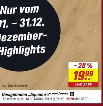 toom Baumarkt Designboden „Aquadura“ Angebot