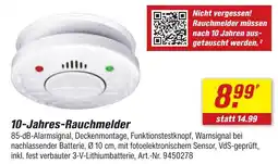 toom Baumarkt 10-Jahres-Rauchmelder Angebot