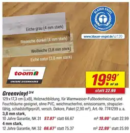 toom Baumarkt Greenvinyl Angebot