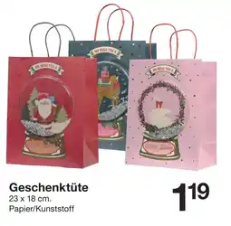 Zeeman Geschenktüte Angebot