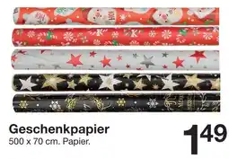 Zeeman Geschenkpapier Angebot