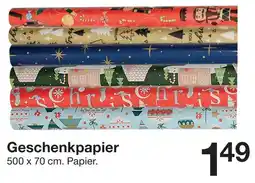 Zeeman Geschenkpapier Angebot