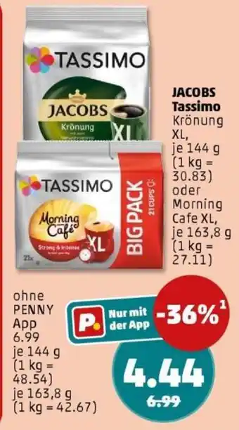 JACOBS Tassimo oder Morning Café