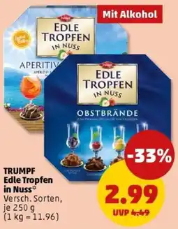 PENNY TRUMPF Edle Tropfen in Nuss Angebot