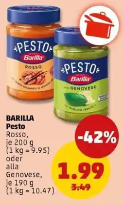 PENNY BARILLA Pesto Angebot