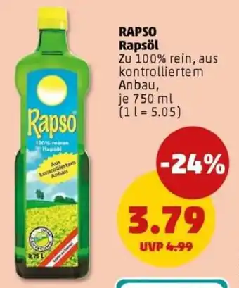 PENNY RAPSO Rapsöl Angebot